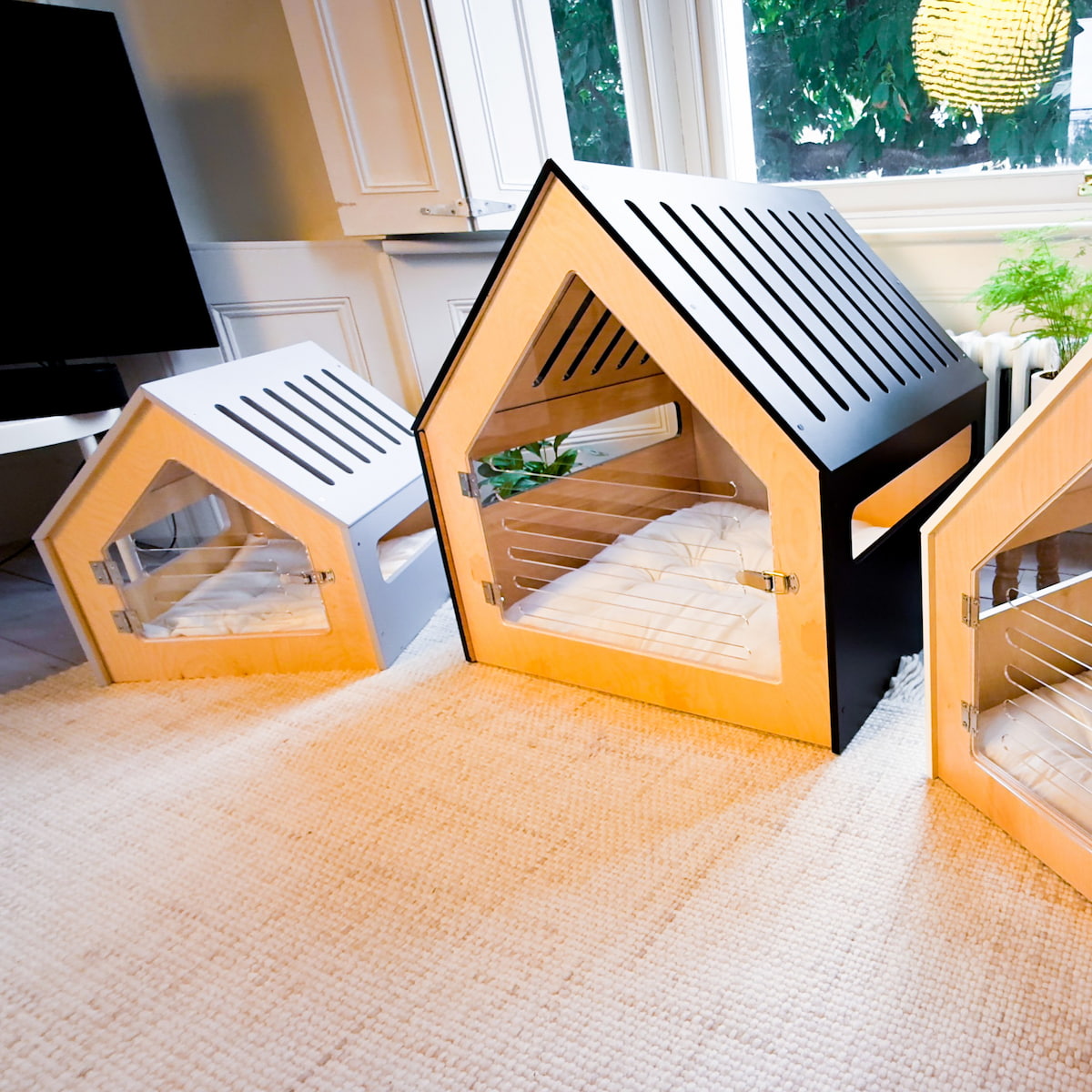 Luxury Dog House 'Classic Black'