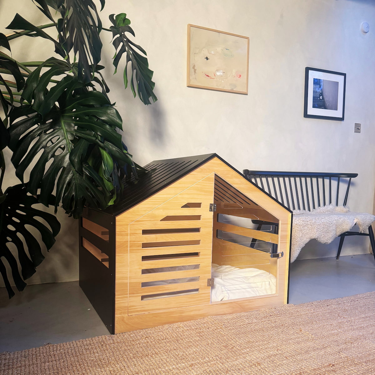Luxury Dog House 'Estate Black'