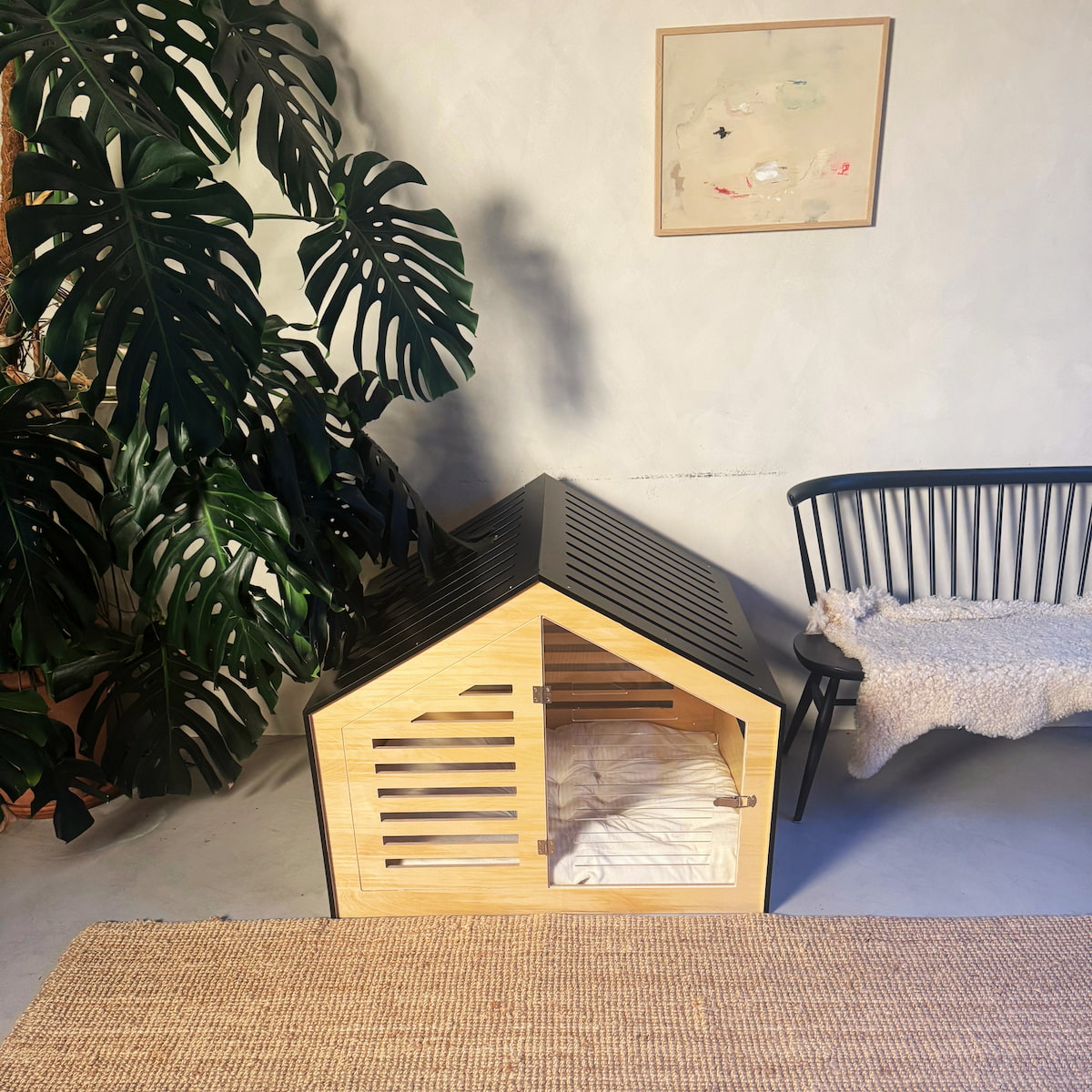 Luxury Dog House 'Estate Black'