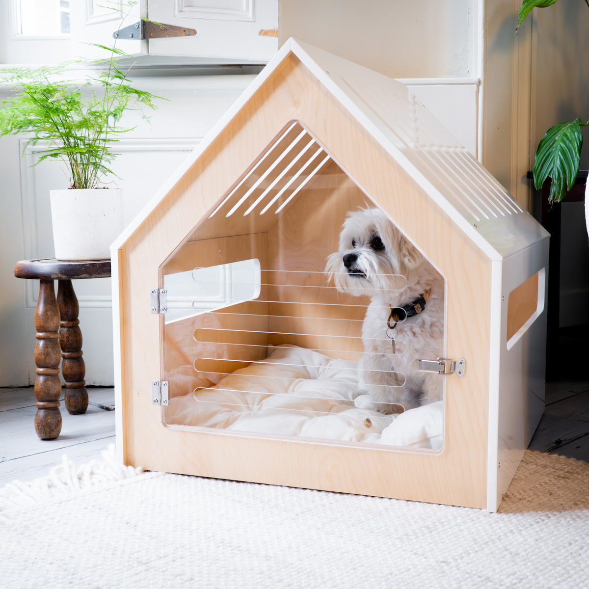 Luxury Dog House 'Classic White'