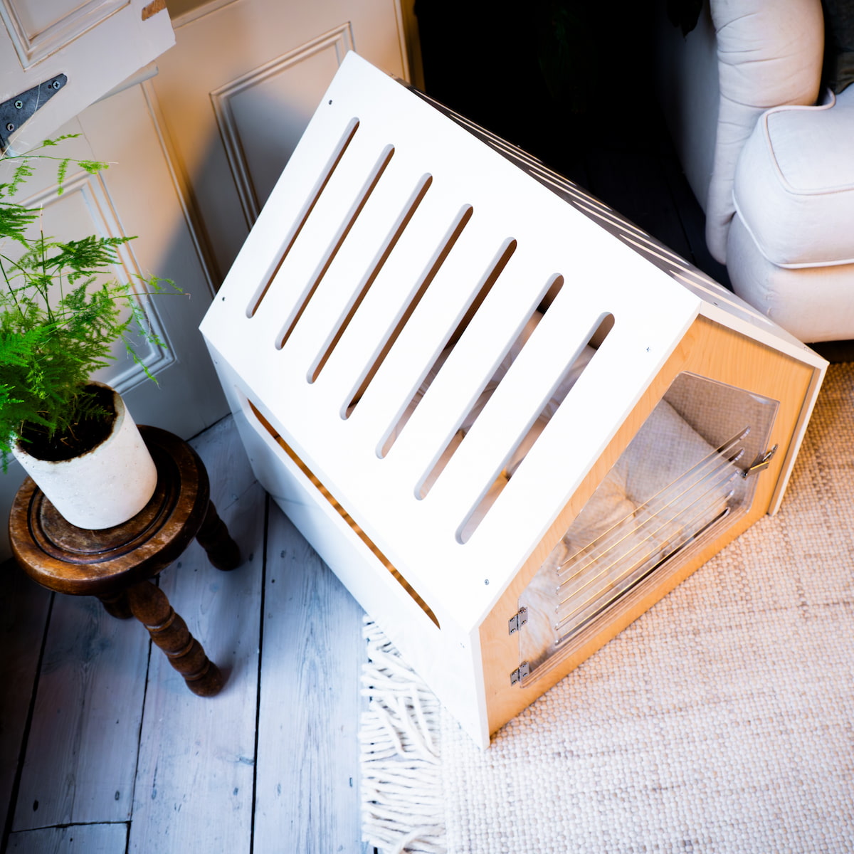 Luxury Dog House 'Classic White'