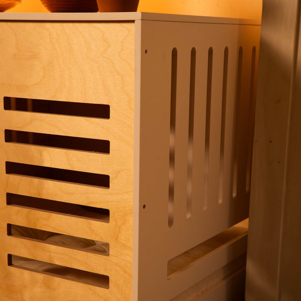 Luxury Dog Crate 'Lodge White'
