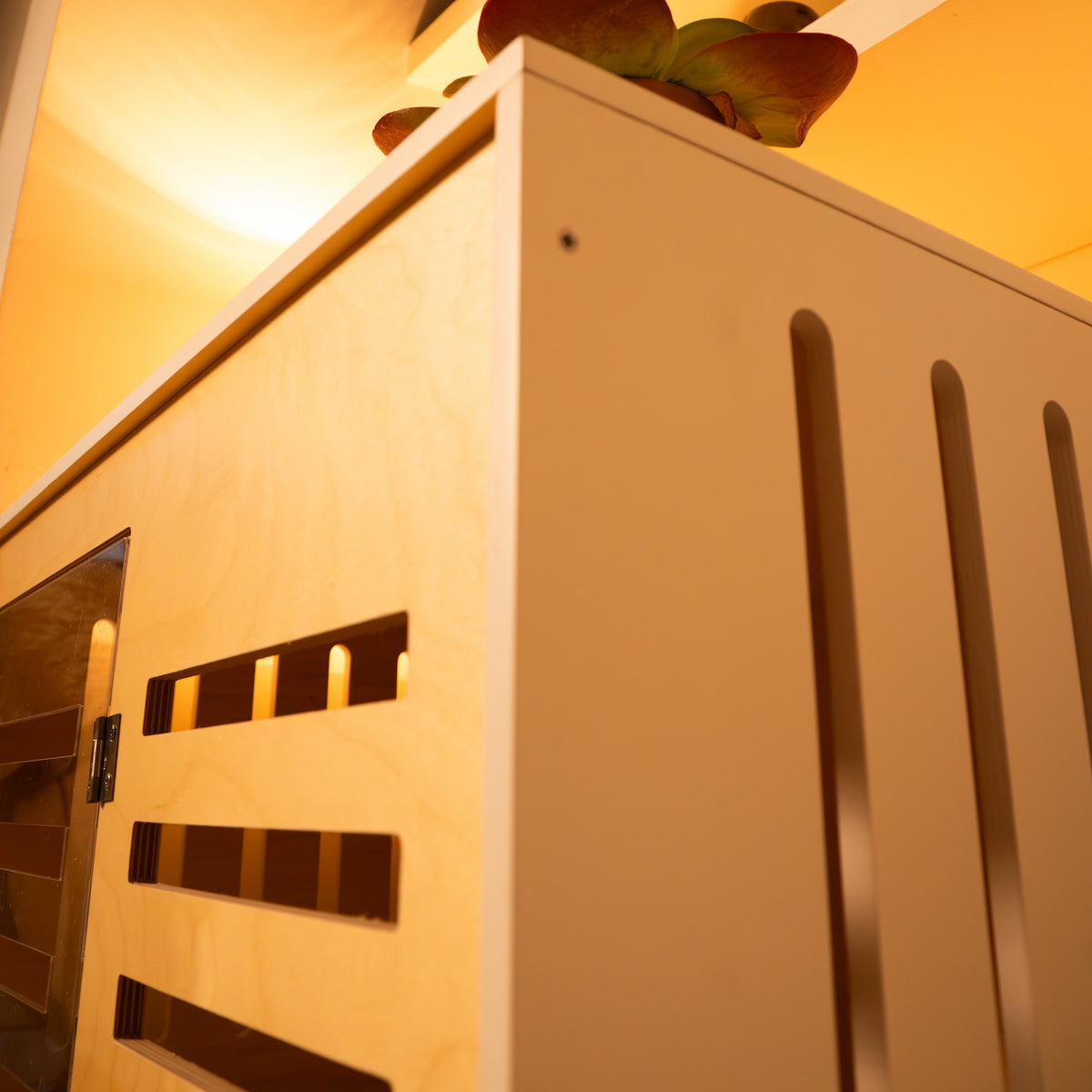 Luxury Dog Crate 'Lodge White'