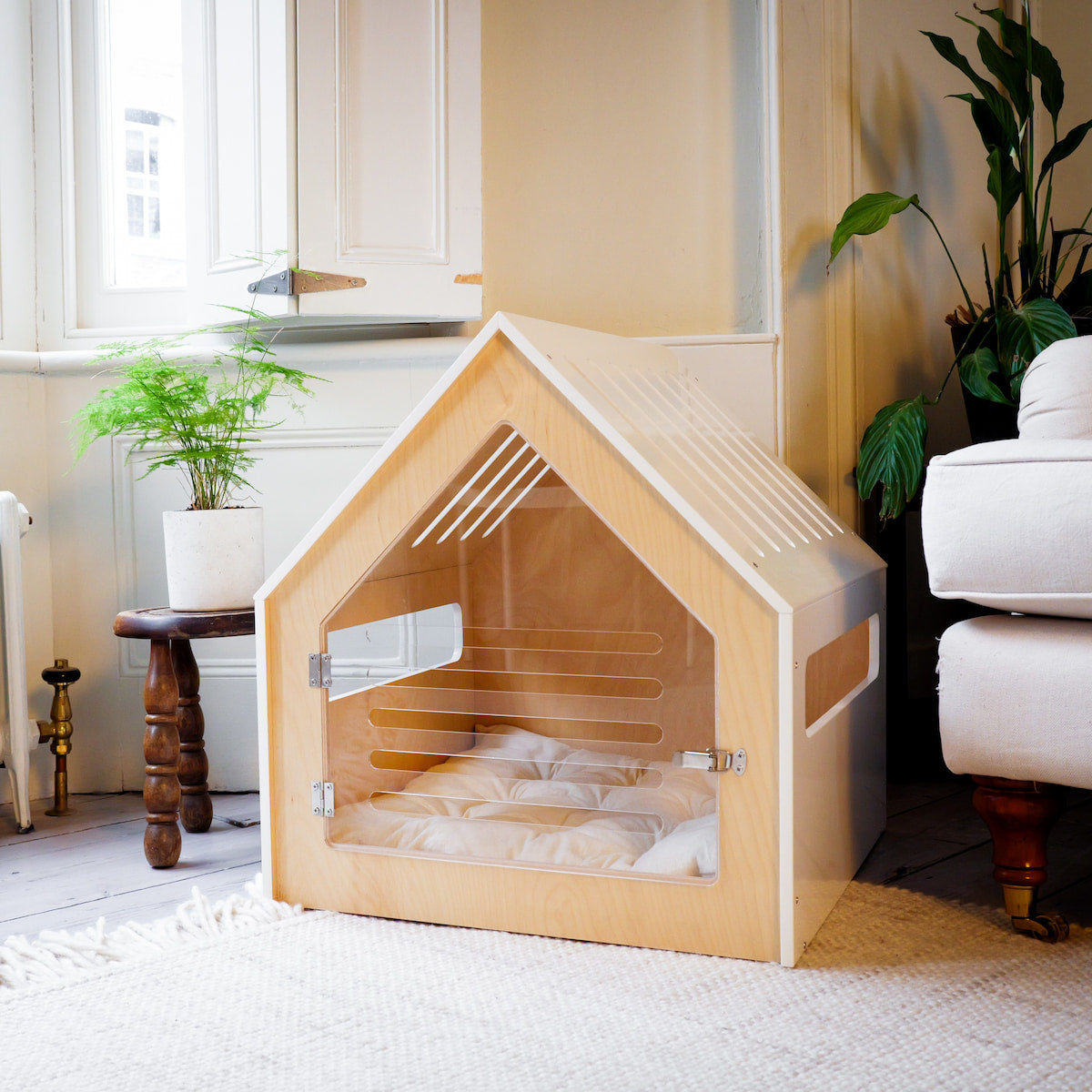 Luxury Dog House 'Classic White'