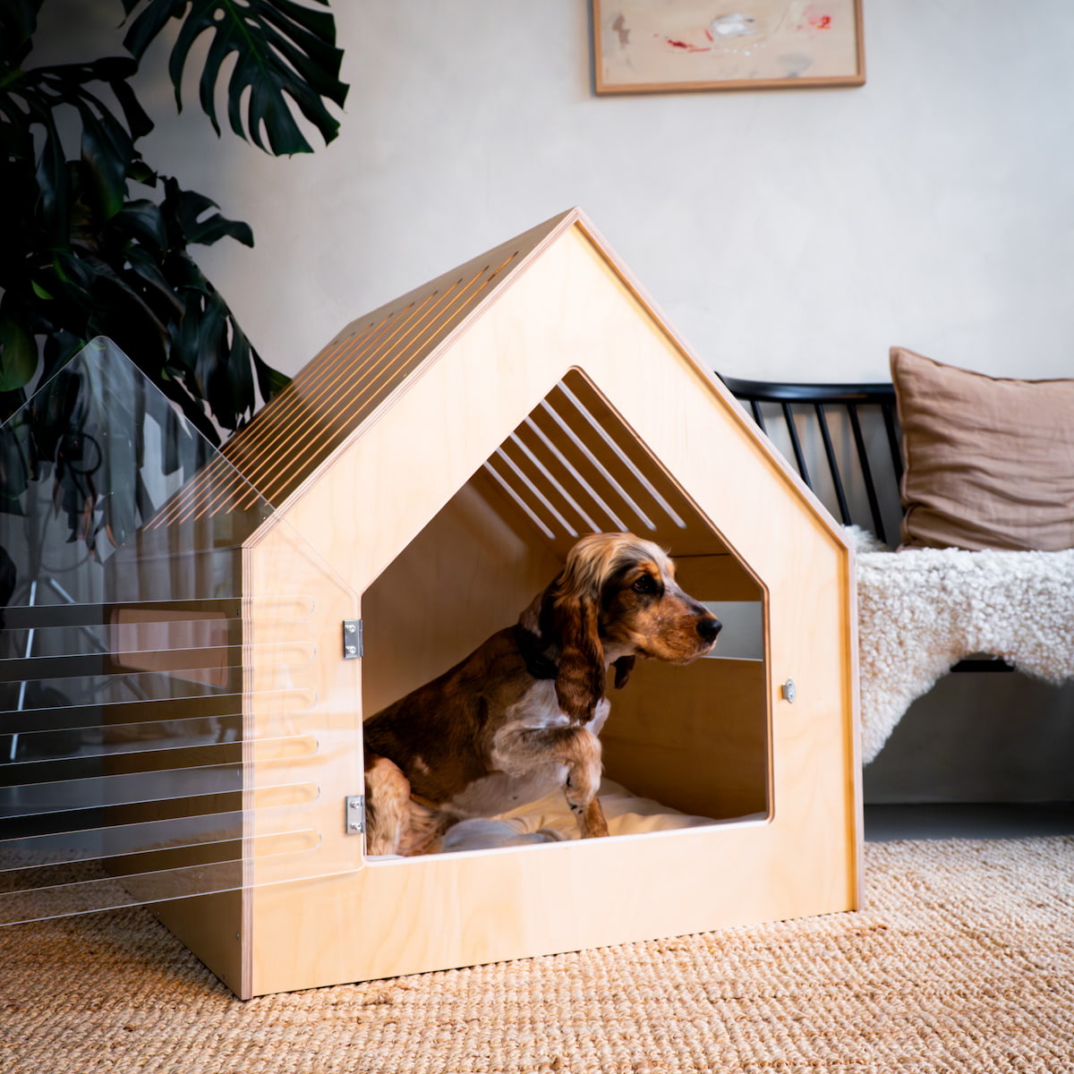 Luxury Dog House 'Classic Natural'