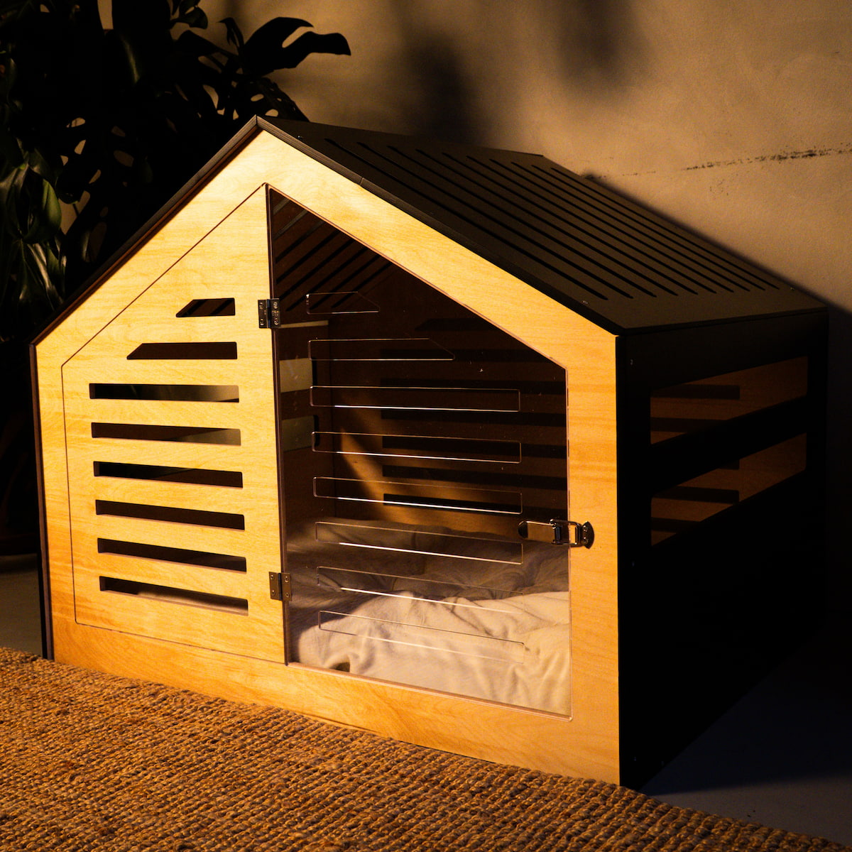 Luxury Dog House 'Estate Black'