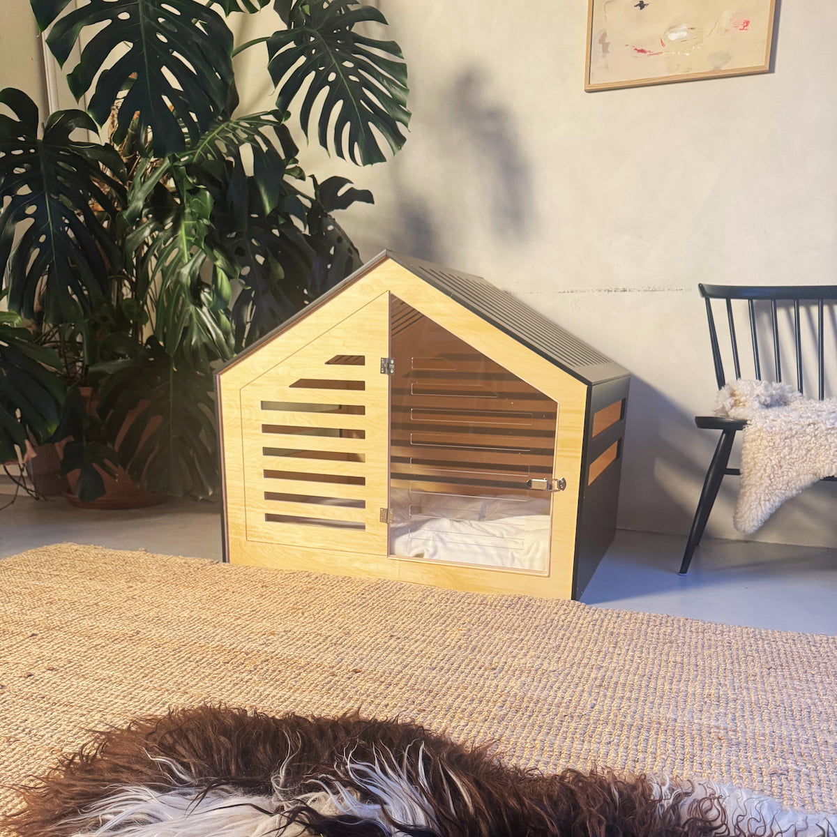 Luxury Dog House 'Estate Black'